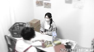 ⑤美巨乳で清楚な美人妻をお仕置きチカン。スーパーのバックヤードにて【上半身セクハラMIX編（前編）】 jav jvip