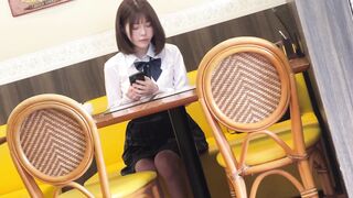 【食●逃げ少女】スレンダー巨乳JK ファミレス内マッチポンプ令プ jav jvip