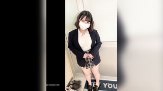 放課後にメロンおっぱいGカップのローリJKにお仕置きの身体検査しました voyeur jp