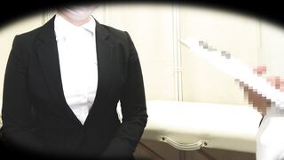 OLの肛門を広げるセクハラ診療美女の女性器丸見えM字開脚四つん這い【診療】 voyeur jp 2
