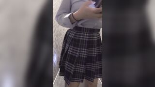 デパートのトイレでこっそりオナニーしちゃう JK97-107 jav jvip 7