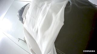 【着替え盗撮】アパレルSHOPで試着中の網タイツのお姉さんを隠し撮り, 【水着試着】ピンク乳首パイパン子の水着SHOP試着室の全裸着替えを隙 voyeur jp 2 (1)