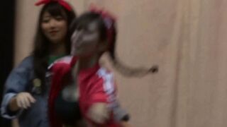 衝撃！！！Ｊ●が激しいダンスでサラシから飛び出す・・・ voyeur jp