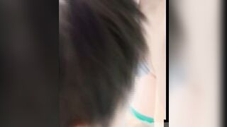 美人ママさん！水着からピンクなおっぱい胸チラ！！ voyeur jp