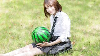 【文系大学生Ａ１９】夏だ！海だ！スイカ割りだ！！～ハーフ美少女ＪＫ編～ jvip