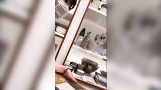 削除予定　20歳の可愛いバイトちゃんのおっぱいを覗いちゃいました jvip