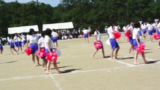 【㊙完全オリジナル㊙】セレブなJ達のチアダンス！！名門校の体育祭！！ jvip