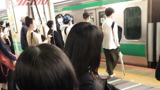 素人プレイ日記５８TRAIN目★つぶらな瞳のセミロング女子の生態 jvip