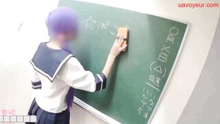 「プリーツスカートをまくり・背後から立ちバック」の別アングル 無 jvip 01-250426