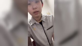 【超希少】マクドナ〇ド制服姿でのソロプレイ・変態フルセット jvip 0001