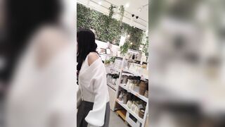 【腋毛超接写】肩出し美少女の隙間から覗くまさかの腋毛を追跡超接写 jvip