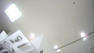 154-ショート店員さん-白パンツ voyeur jp 01-130526