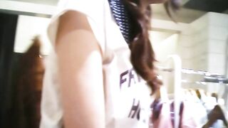 62 デニムスカート店員さん 白パンツ voyeur jp 160526