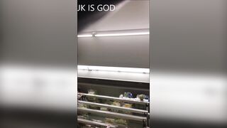 パンツ下１センチ？！超クソミニ制服からの生パンツ白サテン！他 voyeur jp 160526 02