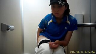 新Tennis㉝ ５名収録！一人で踊り出す不思議っ娘ちゃん&パイパン娘ちゃんのウ〇チも(^^♪ voyeur jp 160526 04