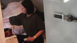 デザイナーズマンションに住むモデルの日常。佇まいが絵になる。凄いアングルから観察！ voyeur jp 160526
