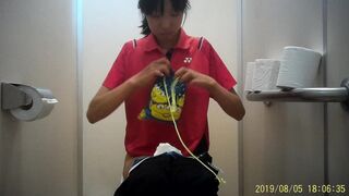 新Tennis㊻ ４名収録！パイパン娘（薄めのお㋘㋘）２名！細過ぎるクビレ娘ちゃんも素敵です(^^♪ voyeur jp 160526