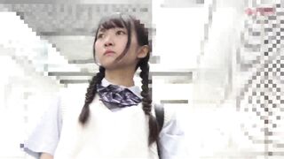 【電車チカン】顔出し制服J○★可憐すぎる奇跡の美少女に生中出し★トイレに連れ込み顔射！ voyeur jp 170526