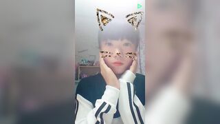 勉強しながら小ぶりの胸ちら・・ voyeur jp 170526