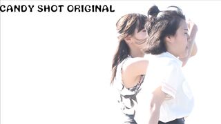 C♥側転して生パンツが全開♥何度も見せてくれます♥ voyeur jp 180526