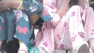 浴衣Ｊ○対面パンチラ voyeur jp 180526