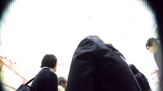 hd顔出しjk012-大人びたショートカットjkのロリp-下からねっとり逆さ撮り voyeur jp 01-190526