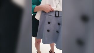 え-こんなに短いのに-デニムのミニスカ店員-ミニスカショップ店員撮り２９ voyeur jp 01-190526
