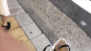 清楚系-sランク級にかわいすぎ-ぷるっぷるなお尻と純白パンティー盗撮 voyeur jp 01-190526