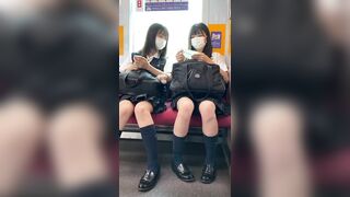 仲良し超絶jk風制服s級美女の対面エロ過ぎるミニスカ生脚113 voyeur jp 01-210526