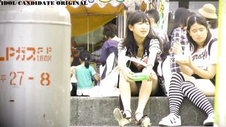 夏祭りの可愛い少女のお座り voyeur jp 01-240526