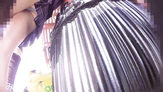 制服の中は下着が食い込んでエロっ voyeur jp