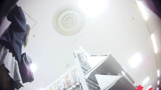 かわいい制服jkのサテンピンクの下着はエロいぞ voyeur jp