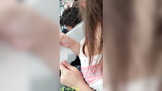 胸チラ夏休み女子の幼き乳首顔有 voyeur jp