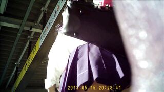 女子高生パンチラ 極ミニセーラー6 voyeur jp