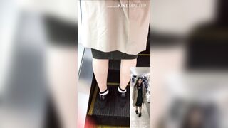 逆さ撮りjcさんjdさんolさんスカートの中撮らせて頂きました vol2 voyeur jp 03