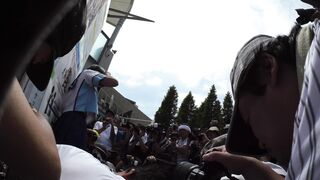 ４ｋ画質 コスプレイヤーの撮影会と逆さ０１ voyeur jp