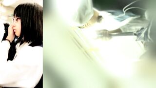 眼鏡っ娘 スレンダー制服ロリメガネjk逆さ撮り 顔出し voyeur jp